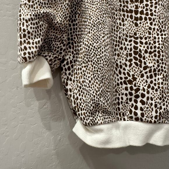 Janie and Jack Juno Valentine Cheetah Sweatshirt - Picture 3 of 6